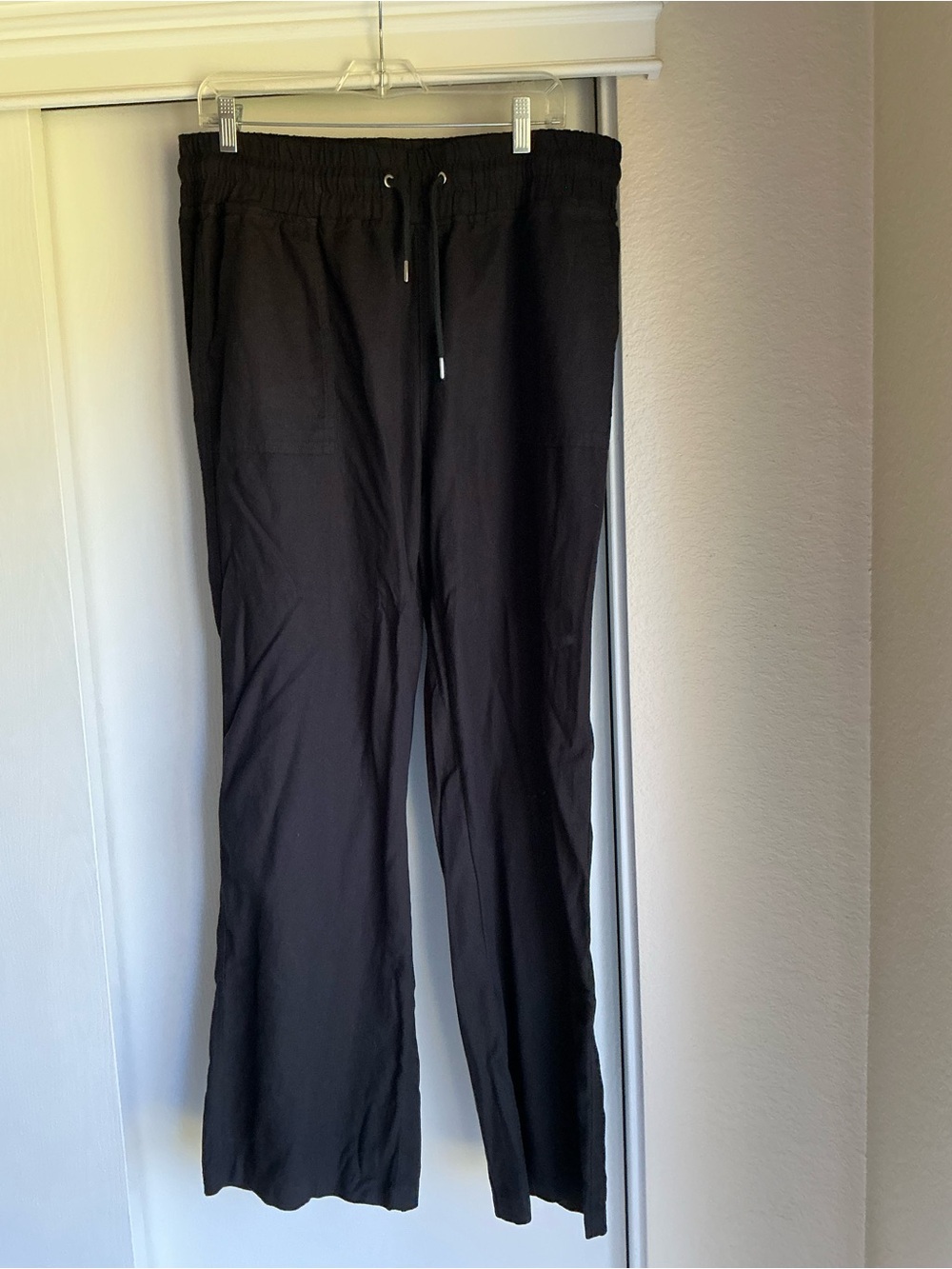 Women's Black Drawstring Jogger Pants